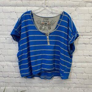 Oversized cropped free people